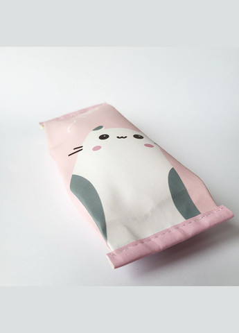 Пенал в формі пакету з котиком рожевий Milk Cat Pink зі штучної шкіри No Brand (320916920)