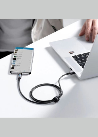 Кабель USB to Type-C 100W 1m Black (CATS000201) Baseus Explorer Series Auto Power-Off Fast Charging Data Cable (345109683)
