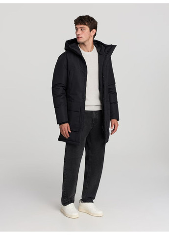 Черная зимняя куртка муж Terranova