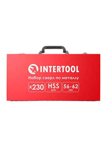Набір свердел для металу 230 шт. (1-13 мм) Intertool (366217927)