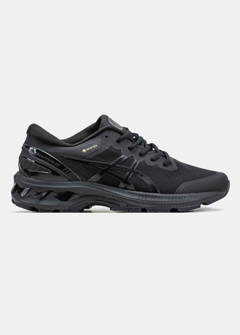 Чорні всесезон кросівки чоловічі asics gel-kayano 27 gore-tex black | асікс гель-каяно 27 чорні No Brand