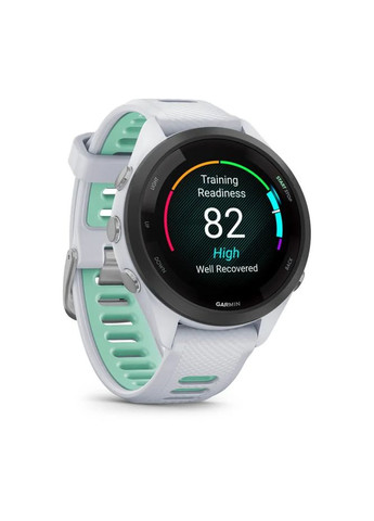 Смарт-часы Forerunner 265S белый корпус с черным безелем и белым силиконовым ремешком Garmin (325219712)