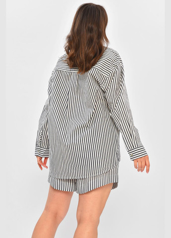 Костюм женский белого цвета с принтом Let's Shop (346052642)