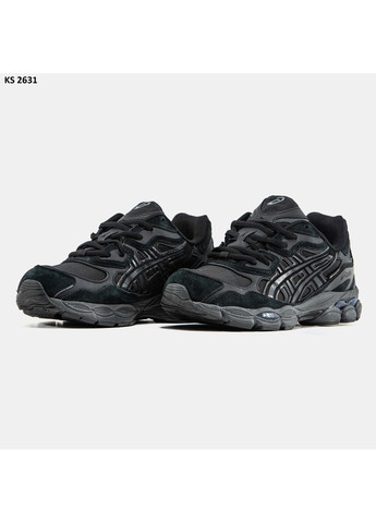 Чорні Осінні кросівки чоловічі asics gel-nyc gore-tex black асікс гель нюк No Brand