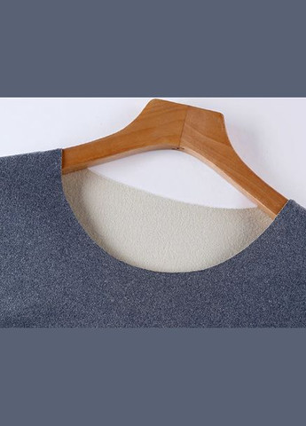 Термобелье мужское бесшовное флисовое серое размер No Brand (307175266)