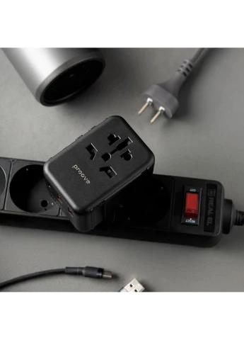 Универсальный адаптер Trip 20W black Proove (397307958)