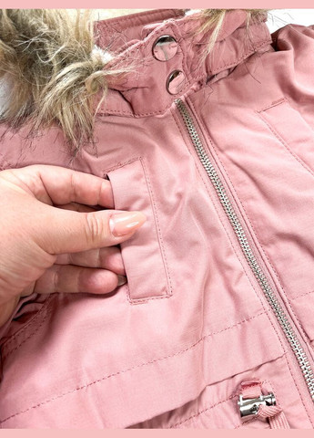 Розовая куртка на девочку 98 см розовый артикул л646 H&M