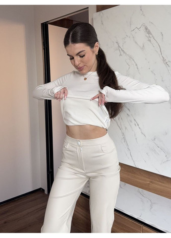 Тепленький лонгслив с вырезами для пальчиков More_bboutique (366740811)