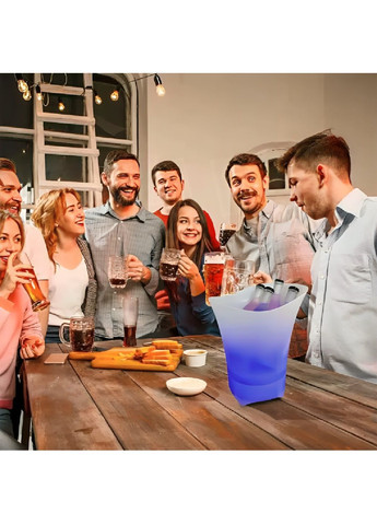 Відро ємність чаша з підсвічуванням колонкою Bluetooth для льоду охолодження напоїв 29×24.7×15.8 см (480965-Prob) Unbranded (349724270)