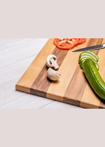 Доска двухцветная прямоугольная M Досточка с логотипом EcoWalnut (295266087)