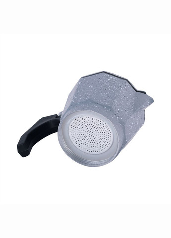 Сіра гейзерна кавоварка 600 мл для всіх видів плит Kamille (312550522)