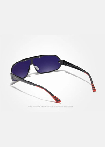 Мужские поляризационные солнцезащитные очки N7716 Mirror Silver KINGSEVEN (303401596)