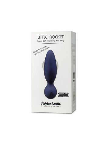 Анальная вибропробка Little Rocket макс диаметр 3 5 см soft touch Adrien Lastic (298474040)