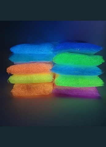 Бусины люминисцентные, стеклянные, 3 мм, лимонные, 5 гр No Brand (340485851)