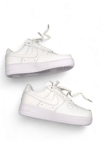 Білі всесезонні кросівки nike whiite low No Brand Air Force 1 classic