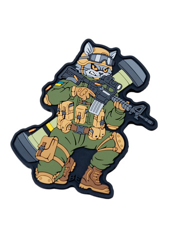 ПВХ (шеврон) "Штурмовой кот" Brand Element Патч (303217057)