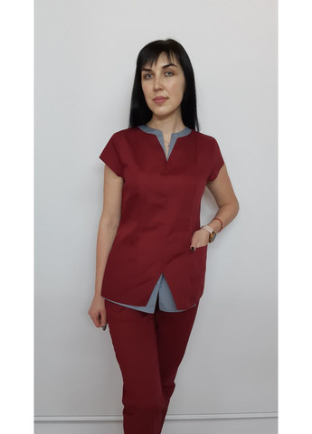 Медичний жіночий костюм Весна бавовна короткий рукав 46, No Brand (361360246)