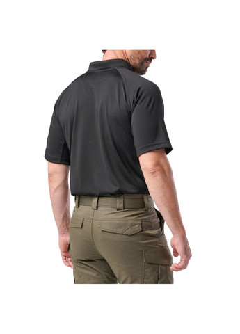 Футболка поло тактическая с коротким рукавом Performance Polo - Short Sleeve, Synthetic Knit Black 5.11 Tactical (315821915)
