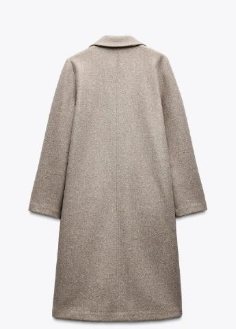 Бежеве демісезонне Пальто Zara