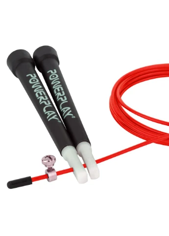 Скакалка швидкісна 4202 Ultra Speed Rope Червона (2,9m.) PowerPlay (397318837)