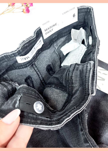 Джинси 116 cм чорний артикул Л1036 Zara (300533700)