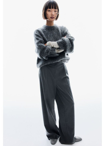 Жіночі елегантні штани Н&М (57689) XS Сірі H&M (304196985)