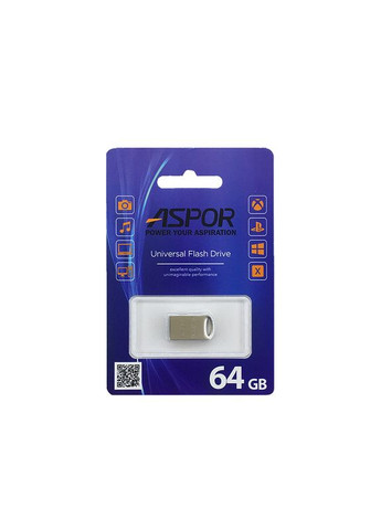 USB Flash AR105 64GB- серебро Aspor (367602764)