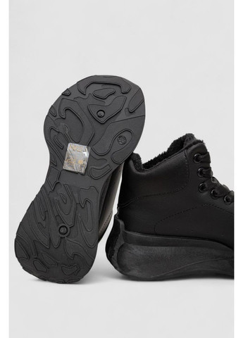 Кросівки жіночі зимові на хутрі, колір білий, 248RXM22 Ager чорні всесезони (367073981)