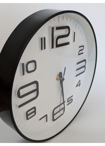Часы белые с черным круглые No Brand (360900816)