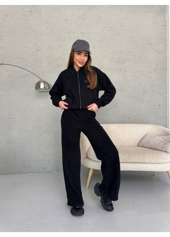 Теплый женский костюм двойка (худые на молнии), тринитка на флисе, размер (арт. 899TB) No Brand (365783938)