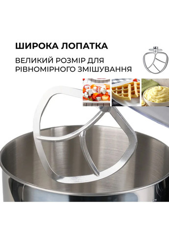 Миксер планетарный SC-623E с чашей из нержавеющей стали на 10 л. Sokany (361678139)