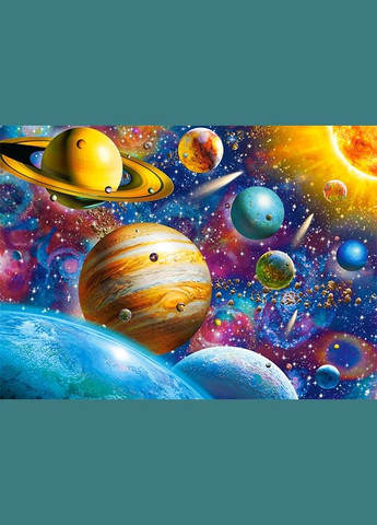 Пазл для дітей "Подорож Сонячною системою" (B111077) Castorland (290841463)