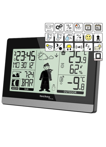Метеостанція WS9612 Black (WS9612) Technoline (363044460)