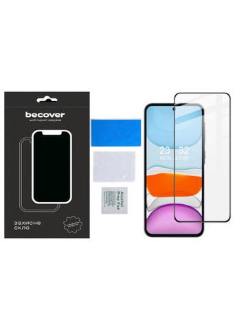 Стекло защитное (710932) BeCover Samsung Galaxy A55 5G SM-A556 Black (366521704)