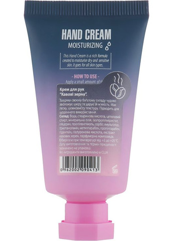 Зволожувальний крем для рук Moisturizing Hand Cream Coffee 30ml (810466-32951) NUB (368623091)