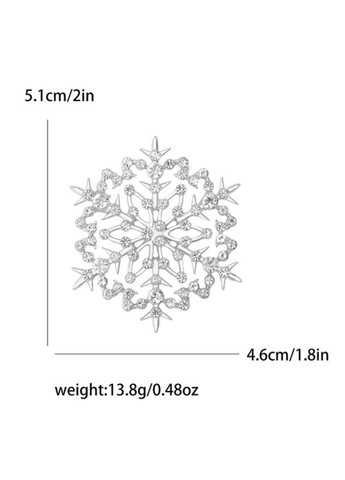 Брошь Снежинка новогодняя Dobroznak (366432199)