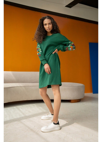 Зеленое платье магнолия зеленое Lesia