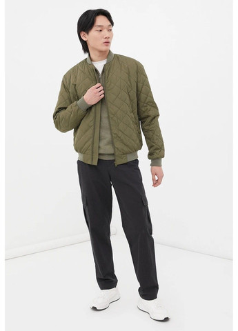 Оливкова (хакі) демісезонна бомбер fbc21017-907 Finn Flare