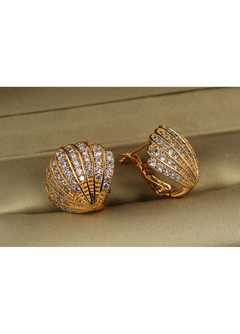 Сережки Аріель 1.7 см золотисті love-shopping Xuping Jewelry (354661645)