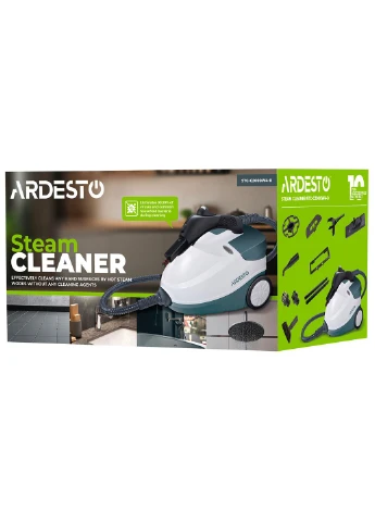 Пароочиститель STC-C2000W4-0 2000Вт 1500мл 4Бар белый+синий Ardesto (377358282)