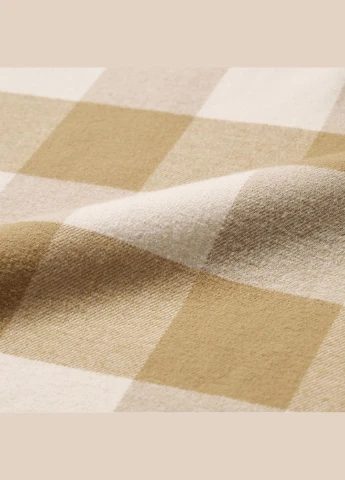 Фланелева сорочка в клітинку 462408_beige Uniqlo (365877677)