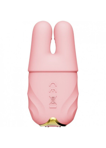 Бездротові смарт вібрують затискачі для сосків Nave Vibrating Nipple Clamps рожевий Zalo (289783345)