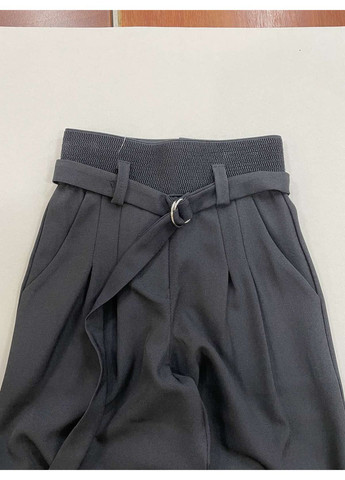 Черные демисезонные брюки No Brand