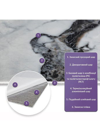 Самоклеюча стінова PET плитка 600х300х2мм SW-00002307 Sticker Wall (353968433)