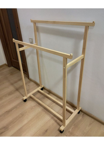 Напольная вешалка рейлов из дерева. Рейл для одежды Handmade (372648678)