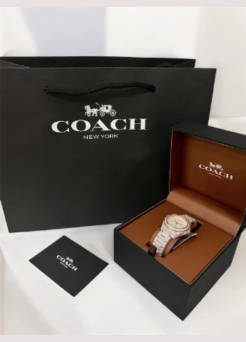 Годинник Coach Women's Astor Black Dial Watch - 14503255 (326596843)