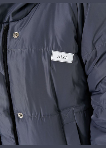 Темно-синий Пуховик No Brand