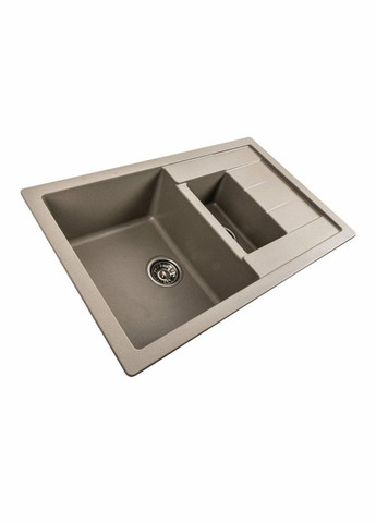 Гранітна мийка для кухні 7850W TOSKANA матовий Титан Platinum (342071590)