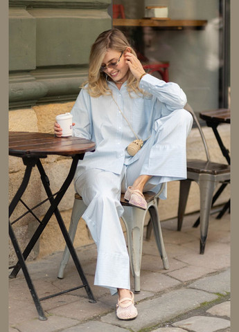 Костюм сорочка та штани з бавовни SU001 Twice (339043764)