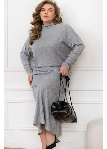 Костюм з ангори фактурної в'язки жіночий утеплений MoDiva (361851524)